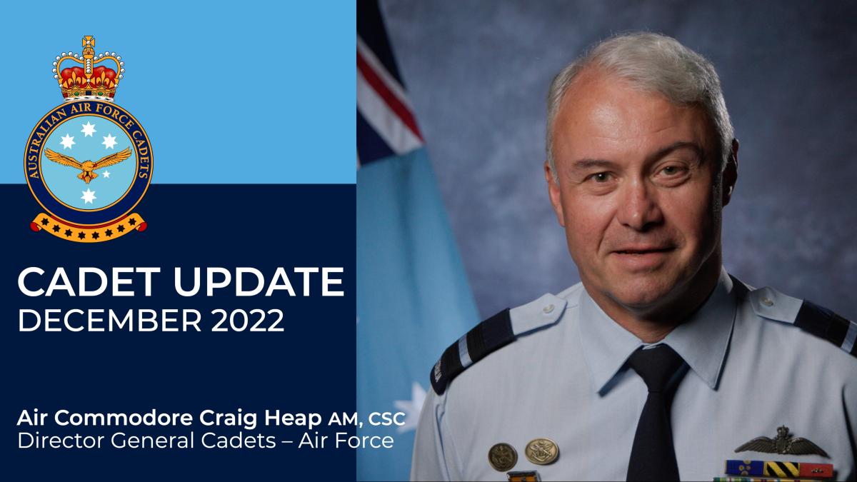 DGCADETSAF Update Dec 2022 Australian Air Force Cadets (AAFC)
